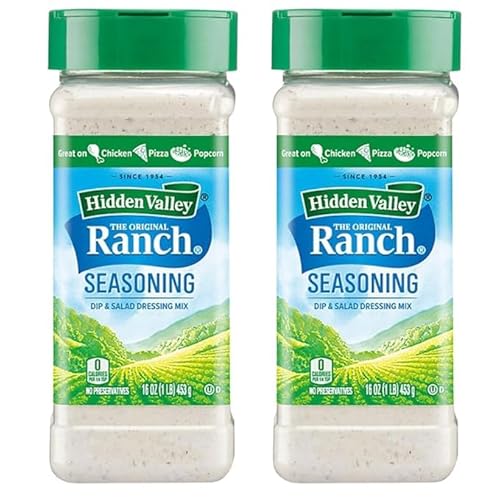 Hidden Valley Ranch Dressing Mix 16 oz (2 Pack) – Original Ranch Powder & Seasoning for Salads, Dips, and Recipes – Classic Flavor for Home & Restaurant Use