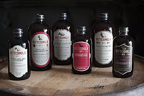 Bittermilk No.2 Tom Collins Mix With Elderflower & Hops – Tom Collins Drink Mixer - All Natural Handcrafted Cocktail Mixer – Just Add Vodka Or Gin, Makes 17 Cocktails #TOP6