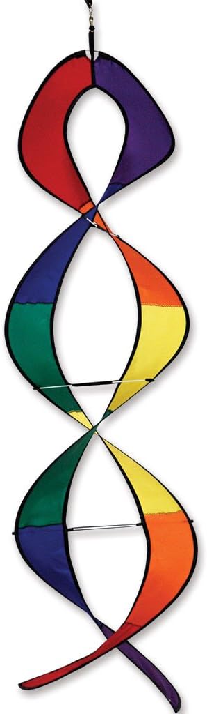 Premier Kites 22451 Wind Garden DNA Helix Twister/Spinner, Rainbow, 12-Inch