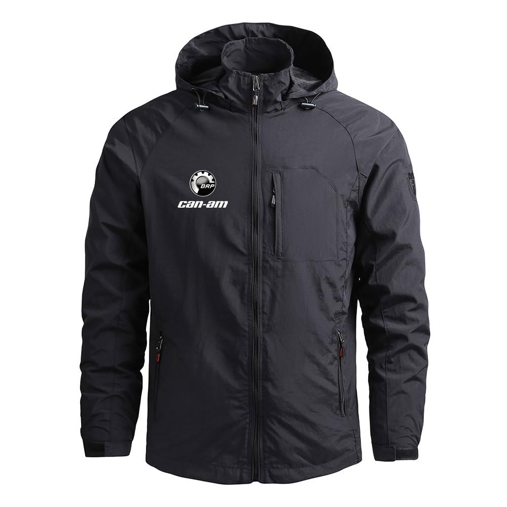 Veste can-am pour hommes sweat-shirt à capuche imperméable manteau coupe-vent d'extérieur vêtements de sport veste/A/XL