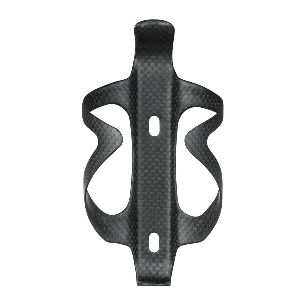 3k Porta borraccia per bicicletta in fibra di carbonio Mountain bike Road bike Porta borraccia per bicicletta Ultra light bike gear 15g (Mattschwarz-01)