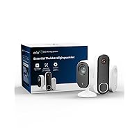 Arlo Essential 3 Indoor Telecamera per Cani/Bambini 2K & Videocitofono HD con Chime