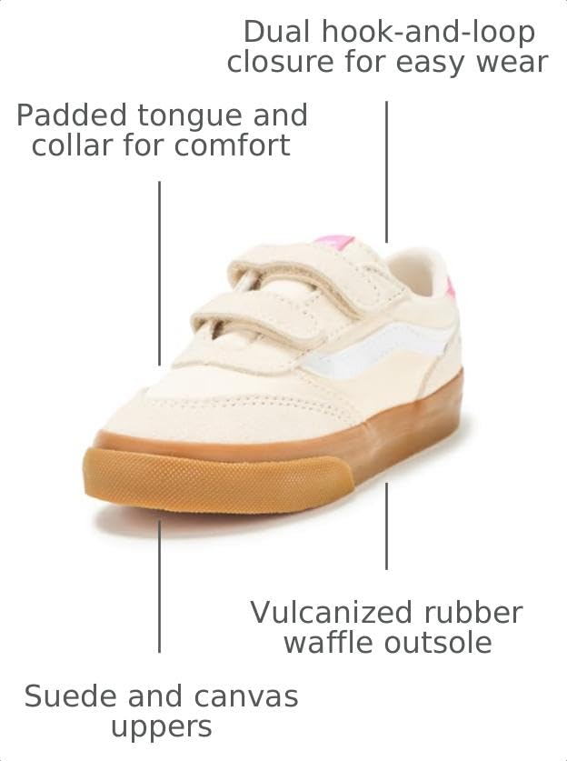 Image of Vans Unisex-Child Brooklyn Ls V Low Top Shoe