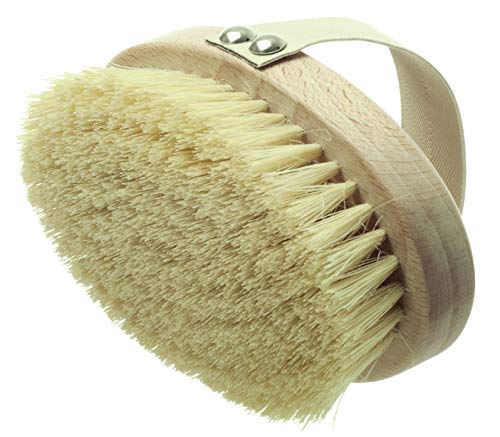 Hydréa London Professional FSC Certified Beechwood Dry Skin Body Brush with Cactus Bristles