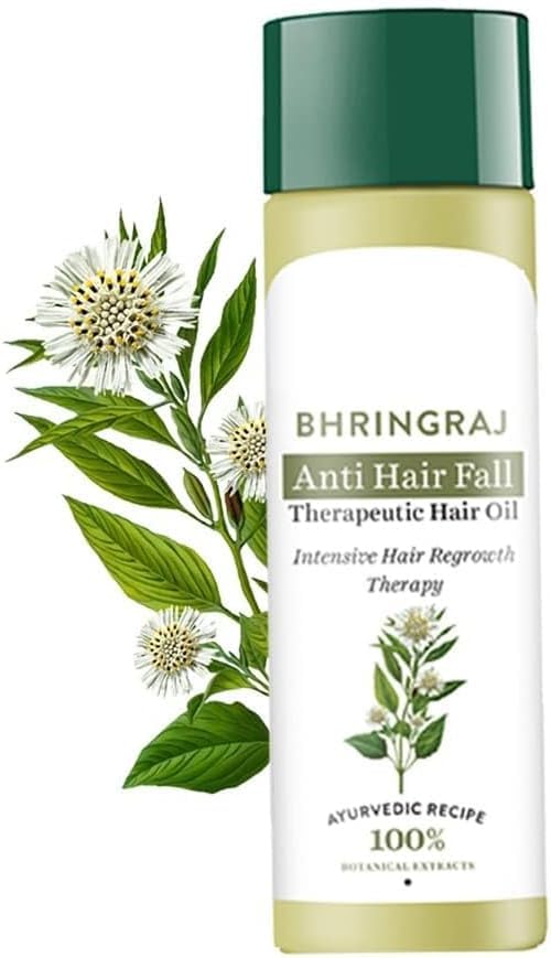 Aceite de bhringraj KP de 200ml para la caída del cabello y tratamiento crecedor
