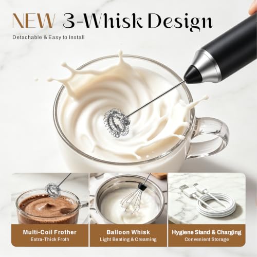 Rechargeable Milk Frother DROPS TO - image 4