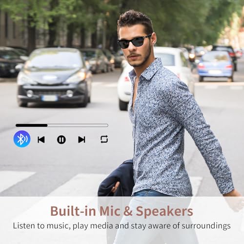 Image of Smart Glasses for Men Women, Smart Sunglasses for Outdoor Sports