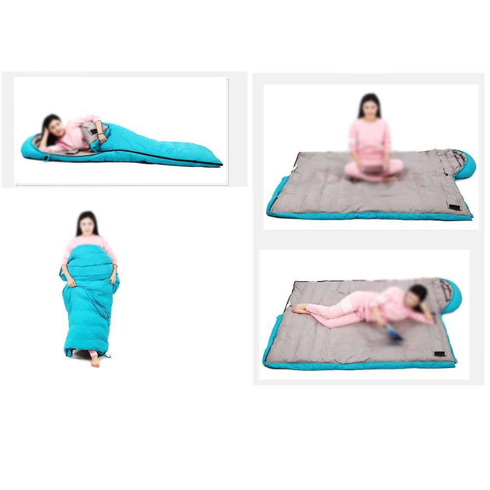 Saco De Dormir De Invierno Down | para Exteriores para Mochileros Y Montañeros con Relleno De Pluma De Pato Ultraligero Y Ultracompacto | 3-4 Temporadas