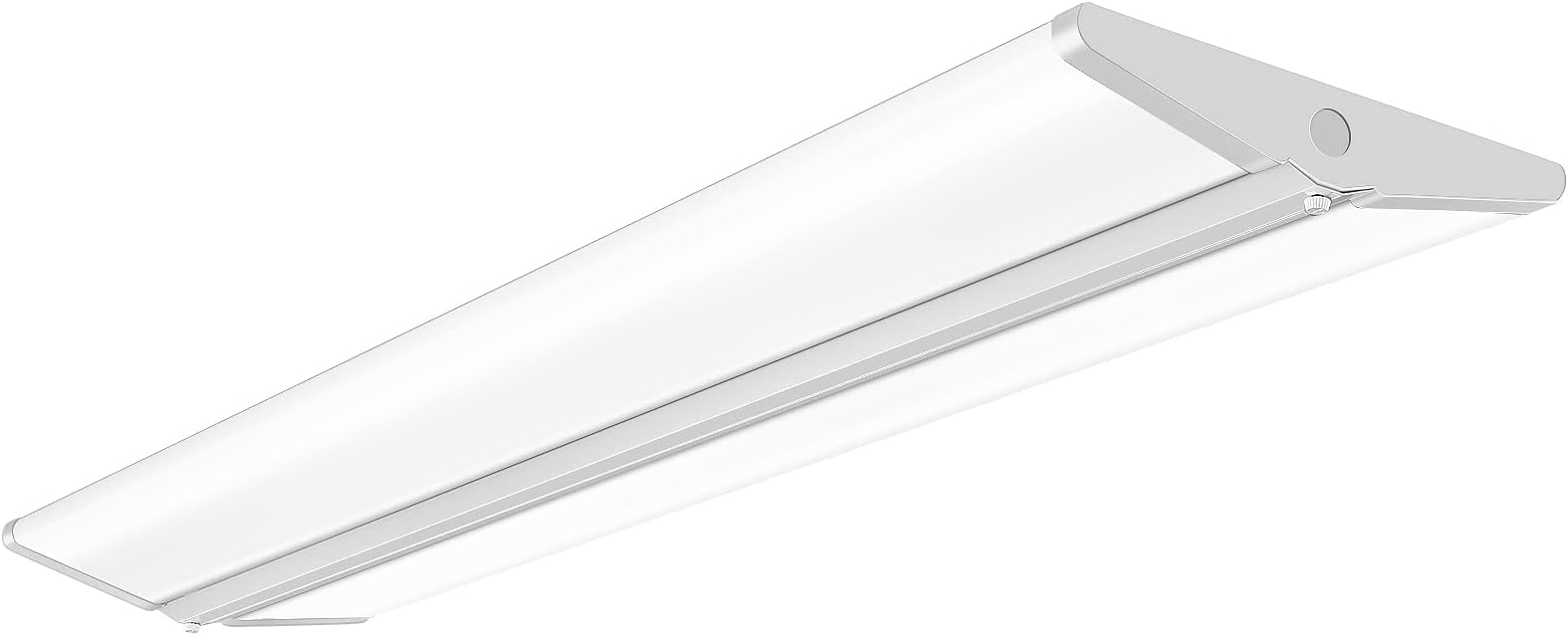 ANTLUX 72W 4FT LED Wraparound Office Light Ultra Slim, 8000 Lumens, LED Garage Lights Flush Mount, 4000K, No Glare, 4 Foot Wrap Shop Ceiling Lighting Fixtures, Fluorescent Light Replacement