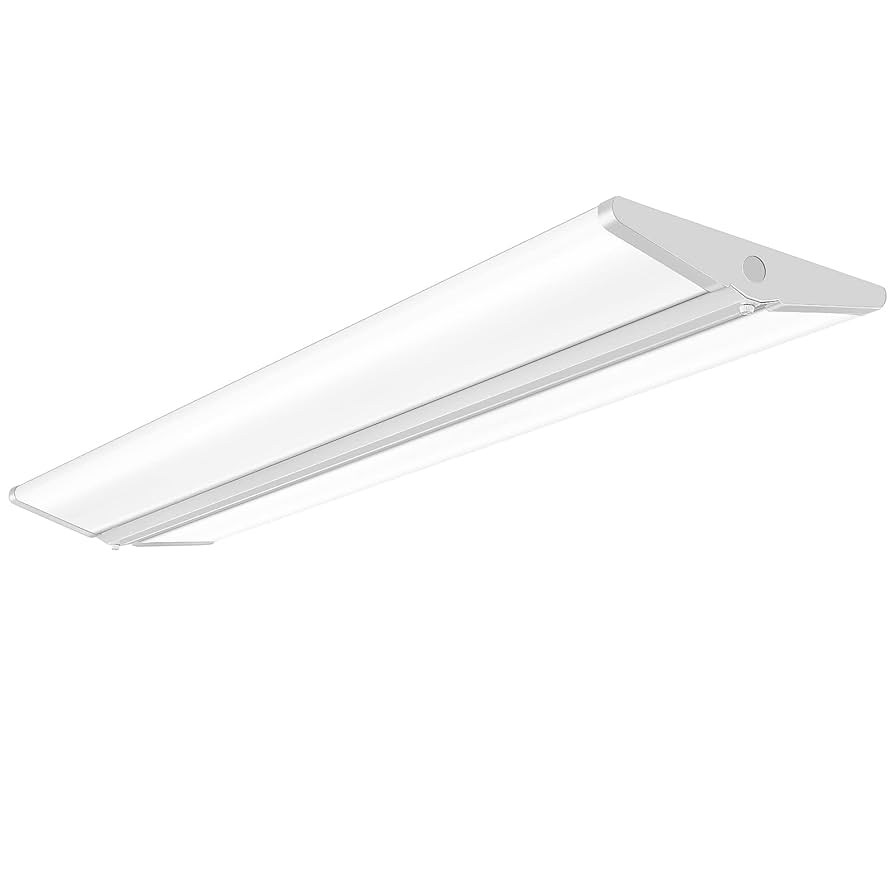 週末値引き‼️LED CEILING LIGHT TRAVIS ホワイト ONLYLUX LED Shop Light 4FT, 6000K 50W 7500LM, Linkable
