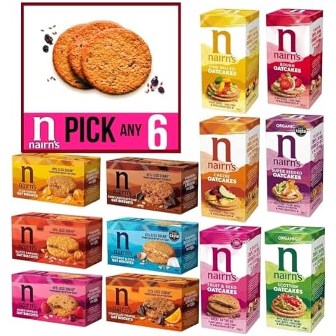 Nairn's PICK ANY 6 Oat Biscuits Cover