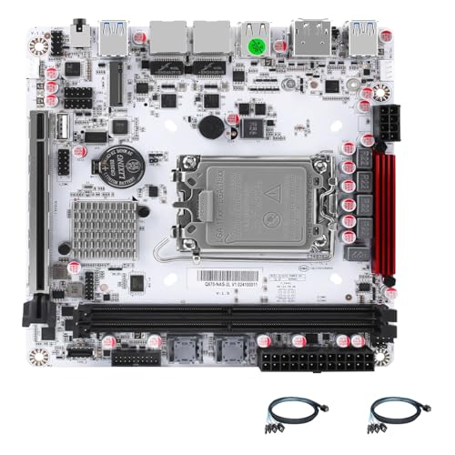NAS Q670 Mini ITX}U[{[h 8bay,LGA 1700 12-14vZbT[, DDR5,fA4 kfBXvC, 5 USB 3/2,3 NVMe,8SATA 3.0|[g,Ce I226 LM 2.5 Go