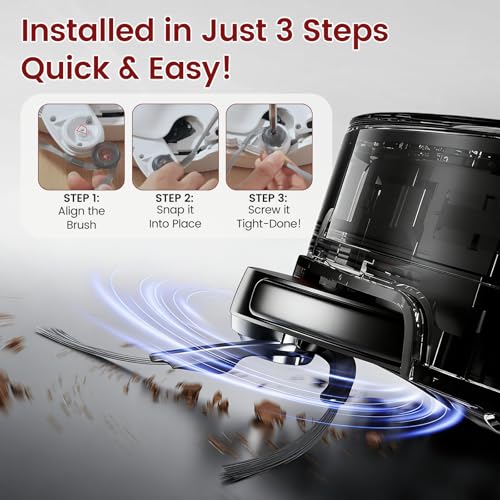 Image of 24 Pack Accessories Compatible with Roborock Q10 S5+, Q10 S5, Q10 X5+, Q10 X5 Vacuum Cleaner, 2 Main Brushes, 6 Side Brushes, 6 Dust Bags, 4 HEPA Filters, 4 Mop Pads,2 Tools