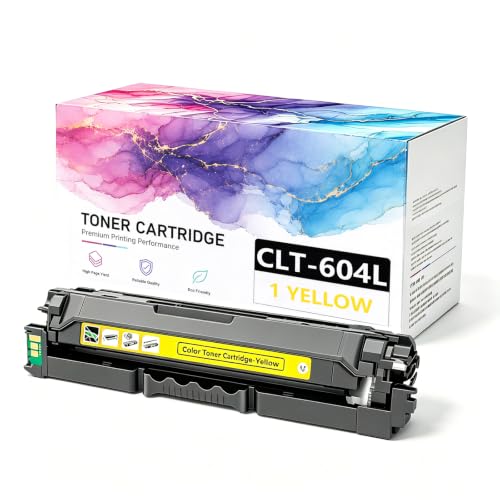 Toner CLT-604L jaune haute capacité pour imprimante Samsung C4012ND