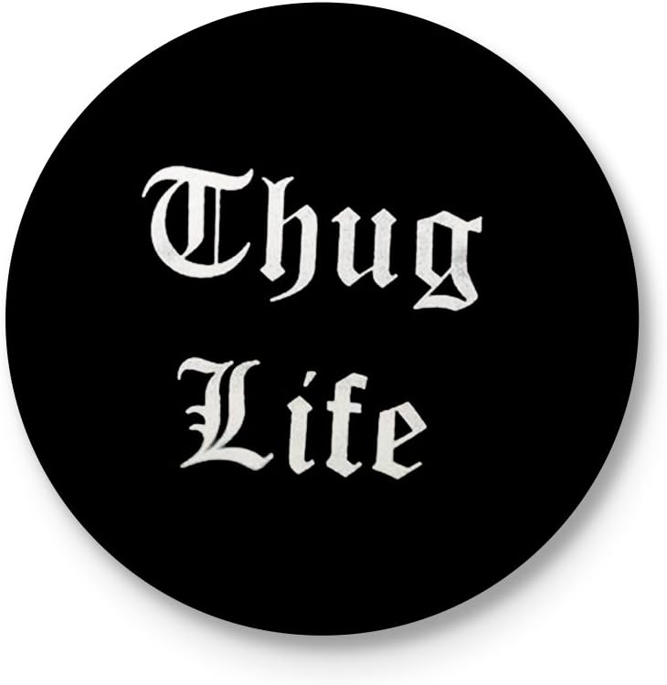 Thug Life - Funny Typographic Badge