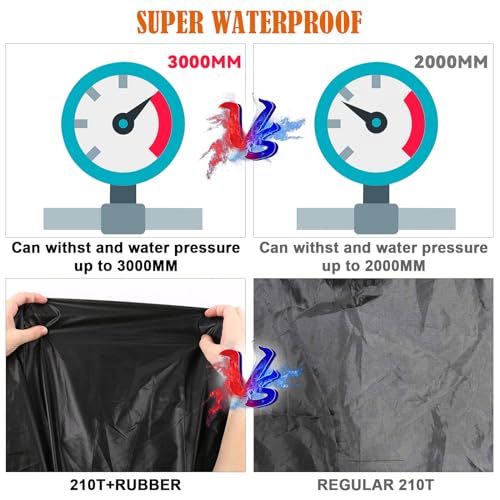 Image of Federedevo Waterproof Full Van Cover for Transit LWB-EL 264 inch Lx120 H | Fits 148 inch WB Extended High Roof, Fits Roof AC Units, All Weather Shield