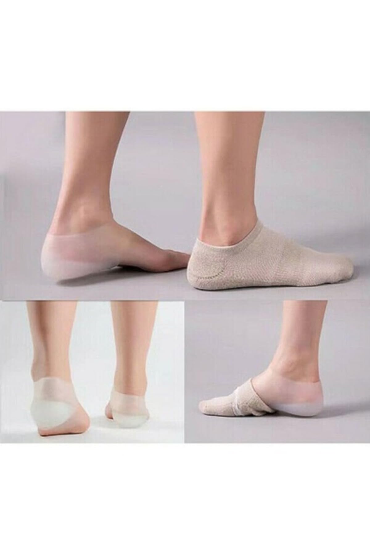 Cmt Topuk Desteği Silikon Tabanlık Gizli Topuk Uzatıcı 3Cm M