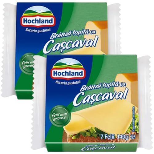 Kashkaval Cheese Slices 140 GRAM x 2 container