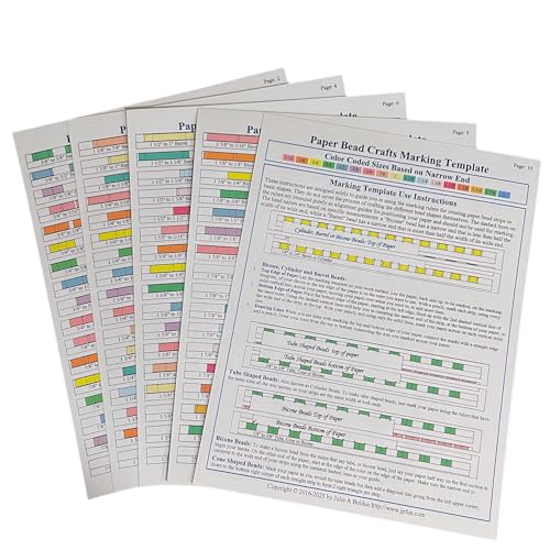 Paper Bead Marking Template