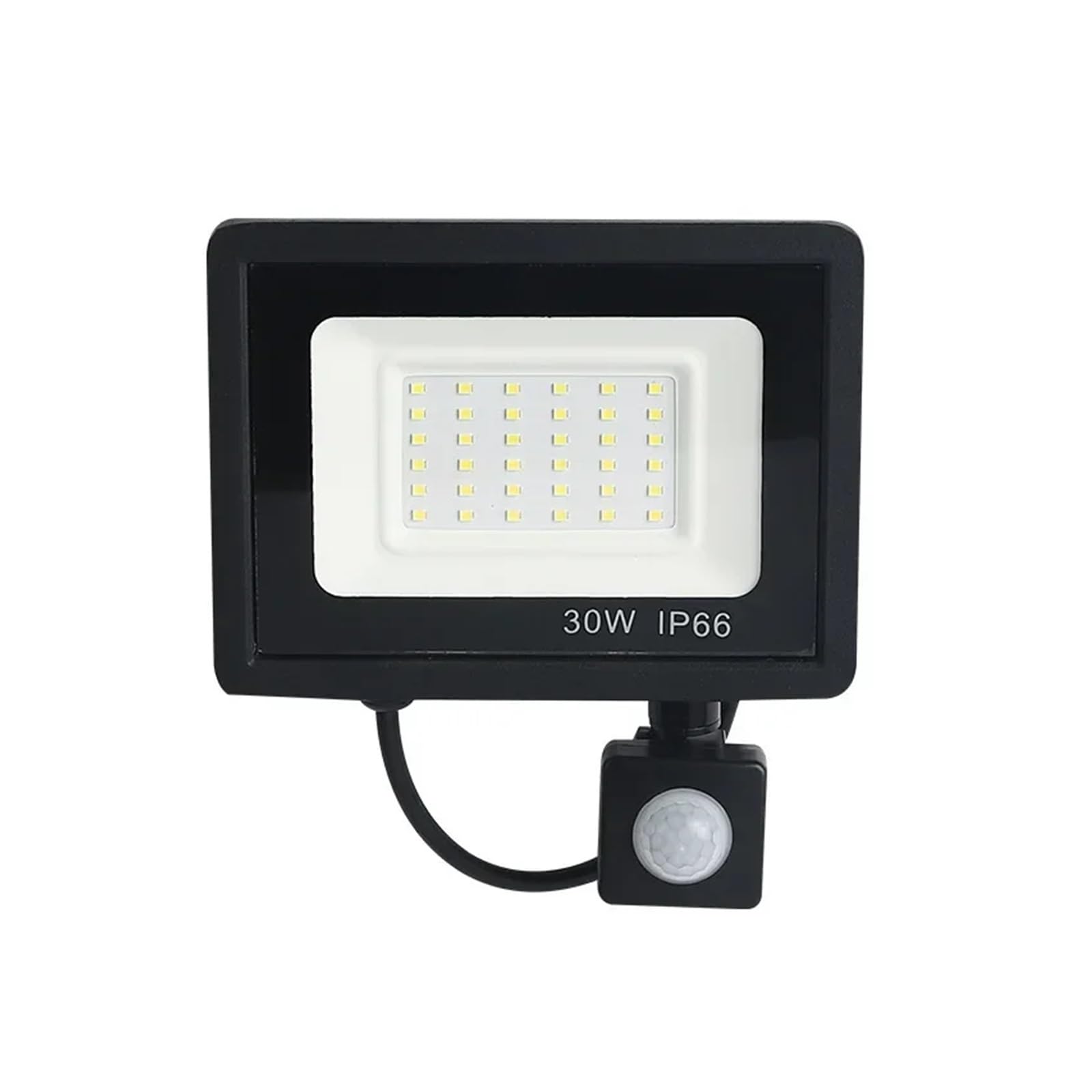 10W-150W PIR Czujnik Ruchu Reflektory Led Ip66 Wodoodporna Led Wisząca Zewnętrzna Kinkiet Reflektor Światło Zewnętrzne(White light,100W)