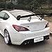 Produktbild BVDOUE Auto Carbon Faser Heckspoiler Heckkoffer Karosserie Spoilerbody Auto Roof Wing Heckspoiler Heckklappe Kit, FüR Hyundai Tiburon Genesis Coupe ZubehöR