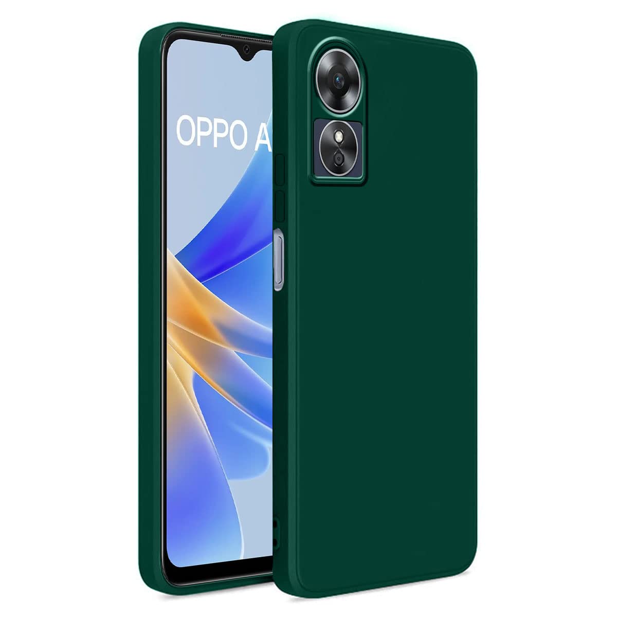 LIRAMARK Silicone Soft Back Cover Case for Oppo A17 (Green) (B0BS645RYW) Amazon Price History, Amazon Price Tracker