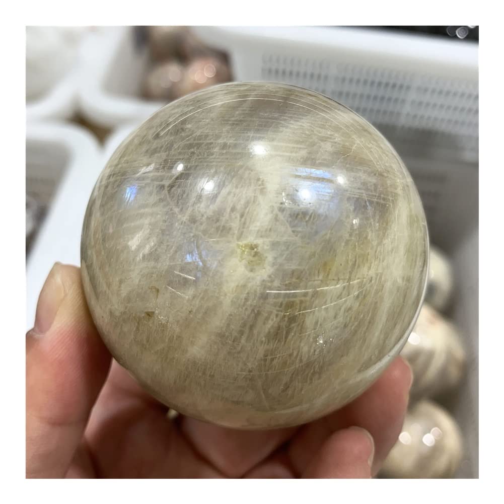 RaeGan 60-65mm Natural Sun-Moon tonghui Ball with Primary Color Crystal Ball for Home Decoration Beautiful Crystal