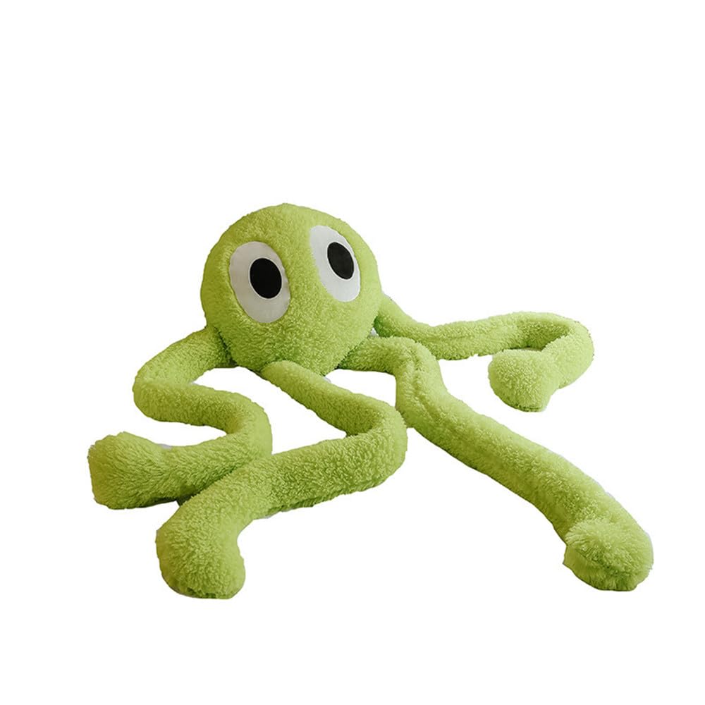 NatureMan 85cm Long Legs Octopus, Large Soft Octopus Plush Toy, Gift for Girlfriend Kids (Green), 85 cm