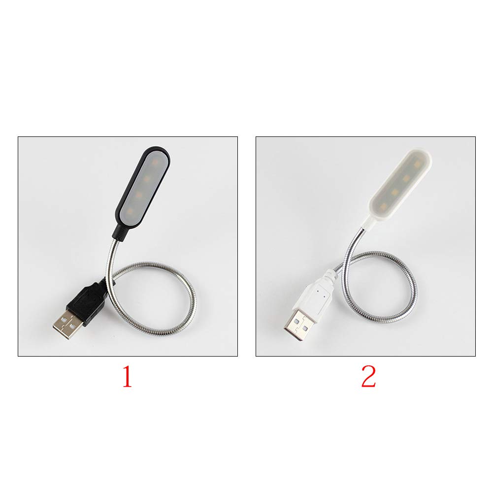 Lampada da Lettura USB, Mini Luce Notturna LED per Notebook, Porta USB, Computer Portatile, Desktop, PC e Tastiera