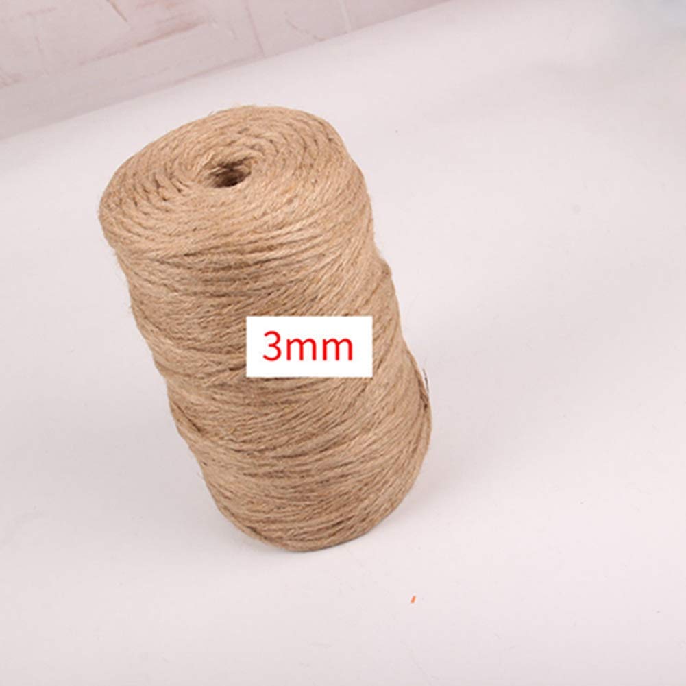 JuteSchnur 1200m 1mm Garten Kordel Natürliche Jute Bastelschnu Dekokordel Schnur