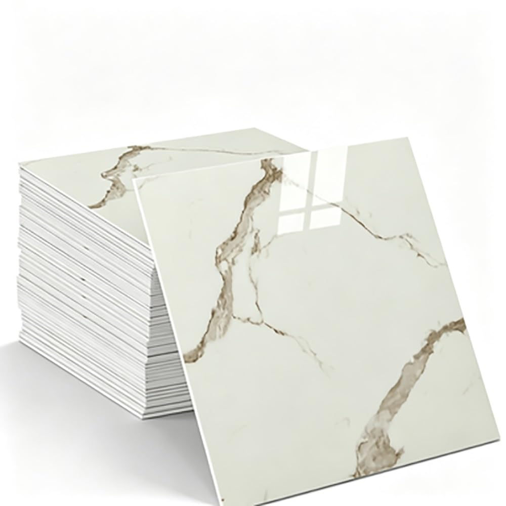 Marble Wall Panels Peel Stick Tiles Backsplash Sticker for Home