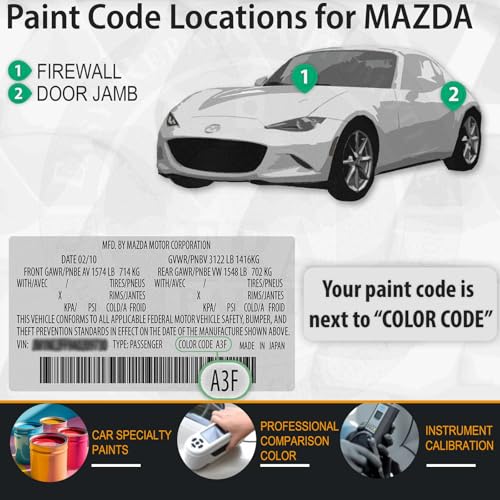 carsmallma Soul Red Crystal Metallic Tricoat (46V) Touch Up Paint for Mazda by carsmallma - Used condition - Image 6