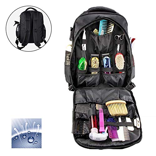 Preisvergleich Produktbild LWWOZL Tragbare Barber Rucksack, MultiFunktions-wasserdichte Verfassungs-Werkzeug-Aufbewahrungstas... Reisemultifunktions-Rucksack