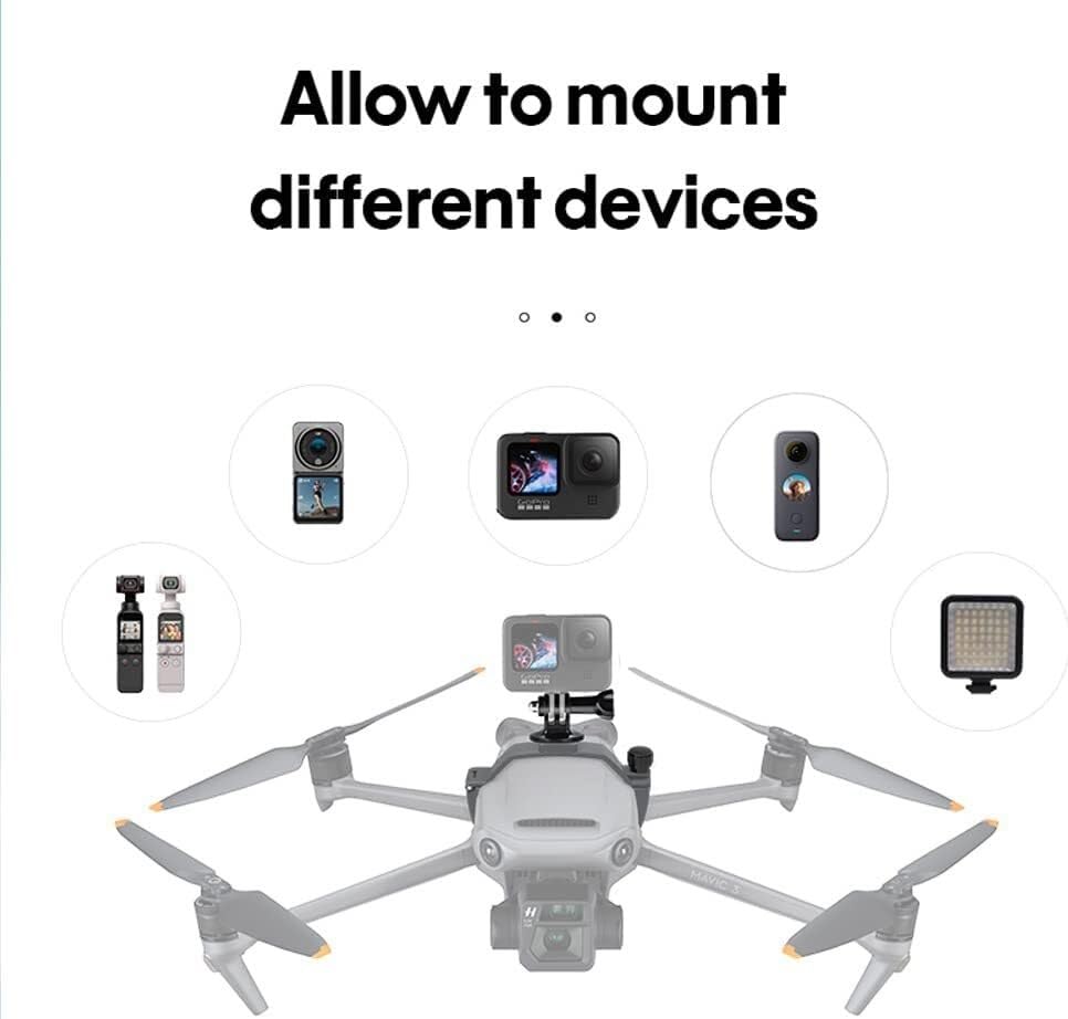 Support d'extension de caméra Mavic 3 adaptateur fixation projecteur - 2