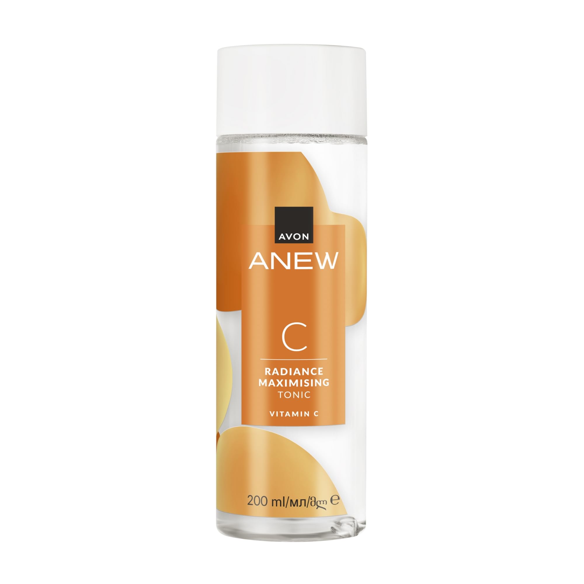 Avon Anew Radiance Maximising Tonic 200ml, Contains Glycolic Acid, for Radiant and Glowy Skin, Co-Created by Dermatologists and Scientists, Cruelty Free