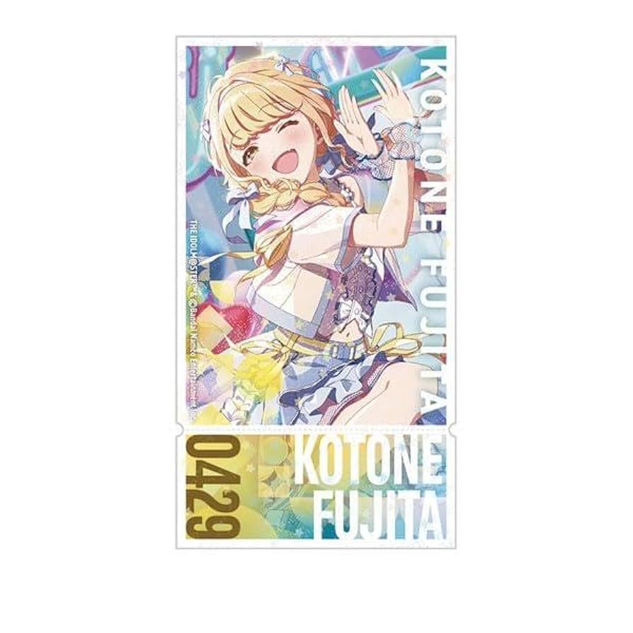 【非売品】学園アイドルマスター 藤田ことね A3 サイズ クリアポスター 学園アイドルマスター 藤田ことね 世界一可愛い私 特典 A3クリア