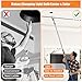 Hammrit 26FT Reach Light Bulb Changer for High Ceilings, 5-20FT Extension Pole with Cobweb Duster, Suction Cup & Baskets, Recessed Light Removal Tool for Household | 5-Piece