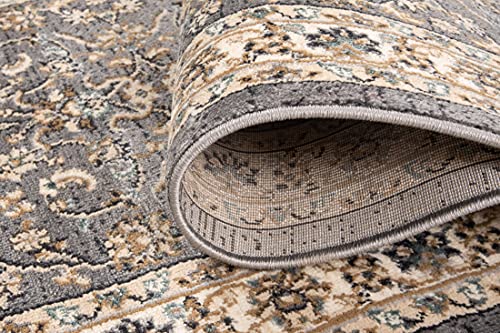Carpeto Rugs Traditioneller Orientalischer Teppich mit Blumen - Kurzflor - Weich Teppich für Wohnzimmer, Schlafzimmer… – Bild 5