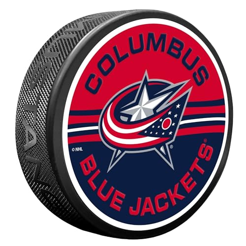 Sports Decor Columbus Blue Jackets Puck - Half & Half