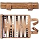 Reise Backgammon,Back Gammon Spiel aus massivem Holz - Klassisches Brettspiel für Familien,Reisen und Strategie-Liebhaber,Tragbar und langlebig