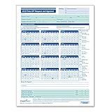 ComplyRight 2019 Time Off Request & Approval Calendar, 50 Pack