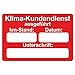 Produktbild KFZ Serviceaufkleber/Inspektionsaufkleber 60 x 40 mm - 250 Stück - verschiedene Varianten (Klima-Kundendienst)