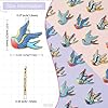 Stiesy Lot de 25 breloques en forme d'oiseau en émail - 5 styles - Breloques colorées imprimées - Breloques en forme d'animal mignon pour la fabrication de bijoux #1