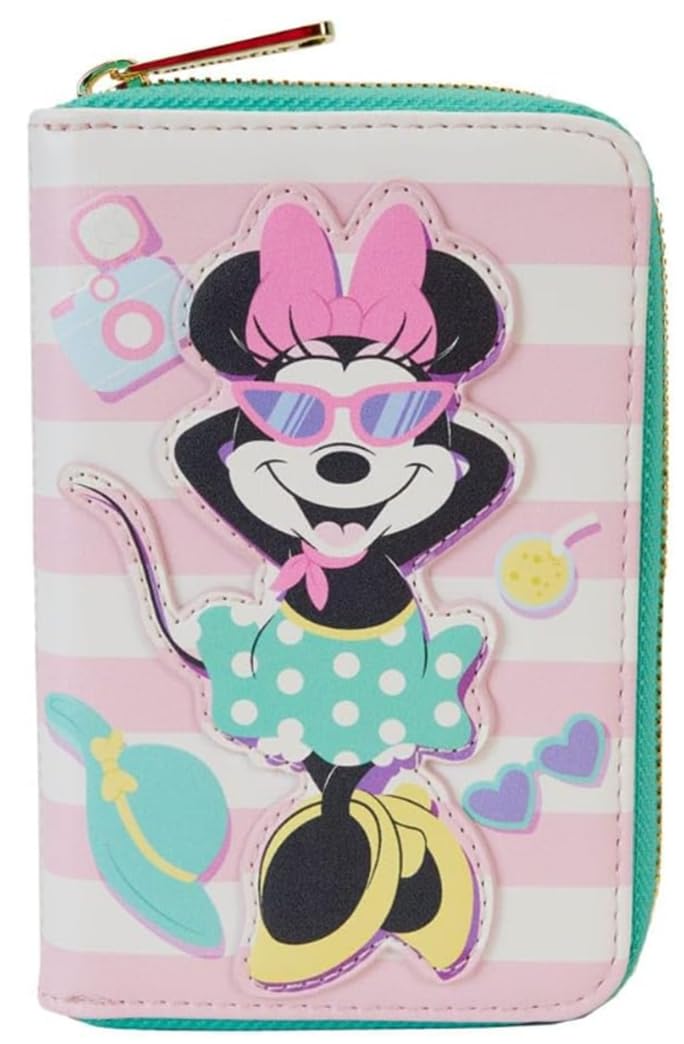 Loungefly Mininie Mouse Vacation Style Wallet One Size