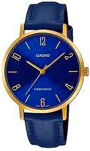 Casio Analógico Casual Cuarzo Señoras Estándar Casio LTP-VT01GL-2B, Azul, Minimalista