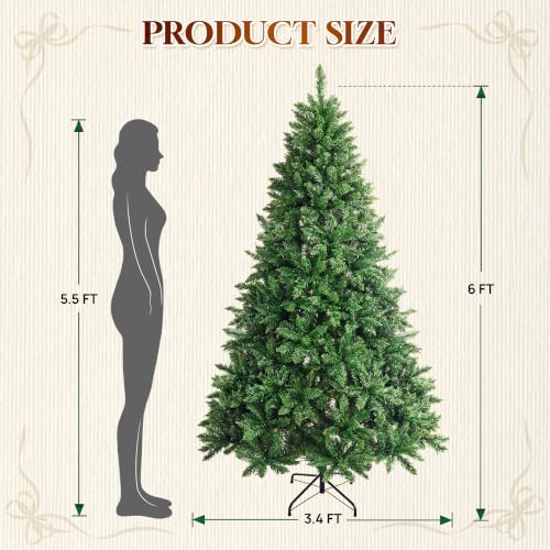 HOLLO STAR 6ft Prelit Christmas Tree, Multi-Color RGBW Lights,App Control - image 4