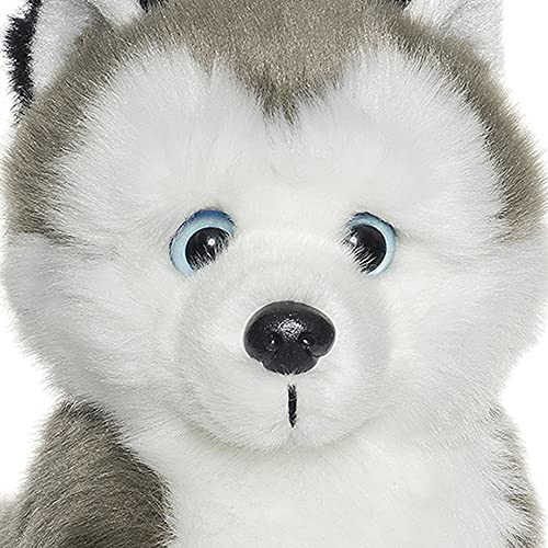 Teddykompaniet Husky Kuscheltier - Plüschtier Hund weiß/grau, 20 cm, sitzend – Husky Stofftier - Kuscheltier Hund Klein… – Bild 6