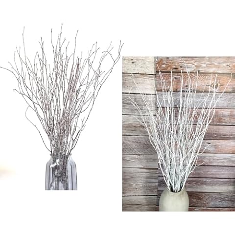 DongArts Decorative Birch Branches, 23 Inch Brich Stems for Christmas Decor Cover
