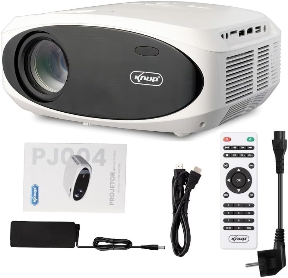 Projetor Led Multimidia 3100 Lúmens 4K Full Hd 1080p HDMI/USB ...