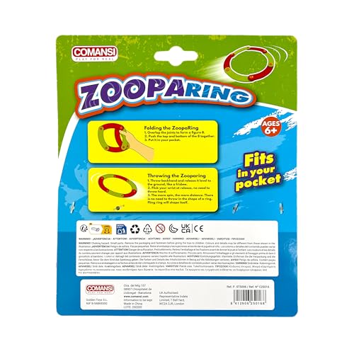 Comansi ZoopaRing Water Set Include 1 Bumerán de Espuma que Lanza y Retorna, Fácil y Seguro para Usar en Exteriores e Interiores miniatura 3